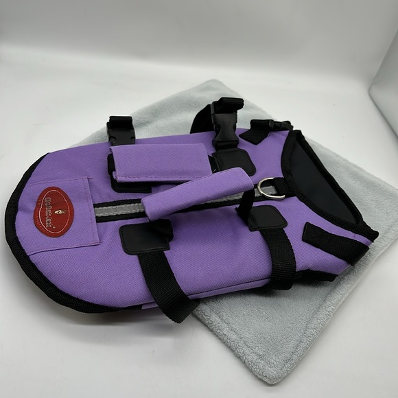 Outback Jack Aussie Life Jacket for Small Dog-Color Light Lavender Purple - Picture 11 of 13